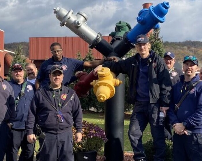 Kennedy Valve hosts Elmira firefighters for facility tour Amerex Fire Systems